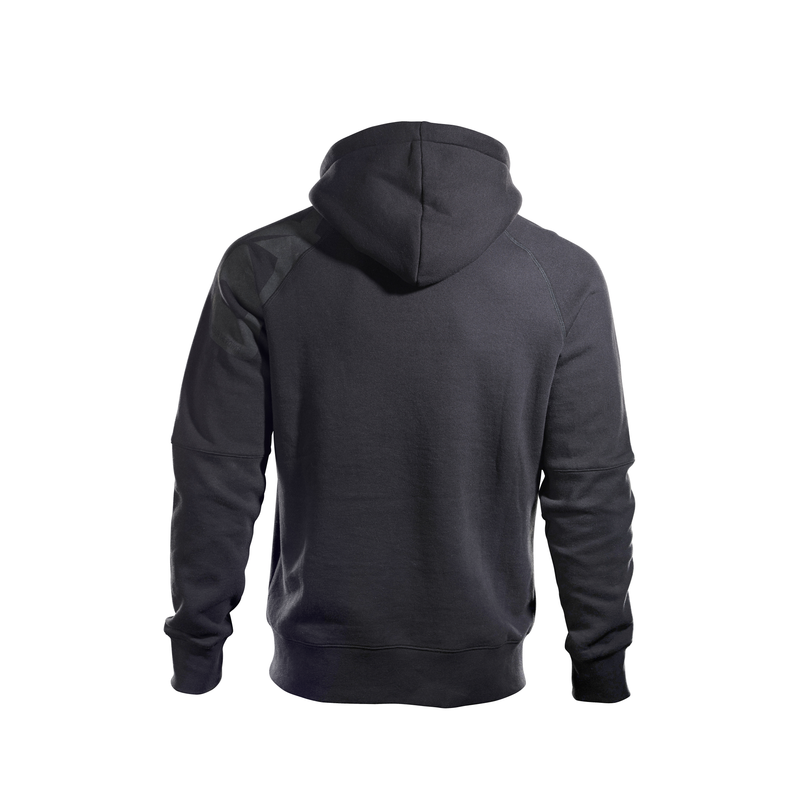 OX Workwear W552903 Zip Through Hoodie (Black/Grey) - M