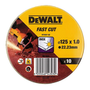 Dewalt DT3507-QZ CutDisk 125x1mm 10/Tin