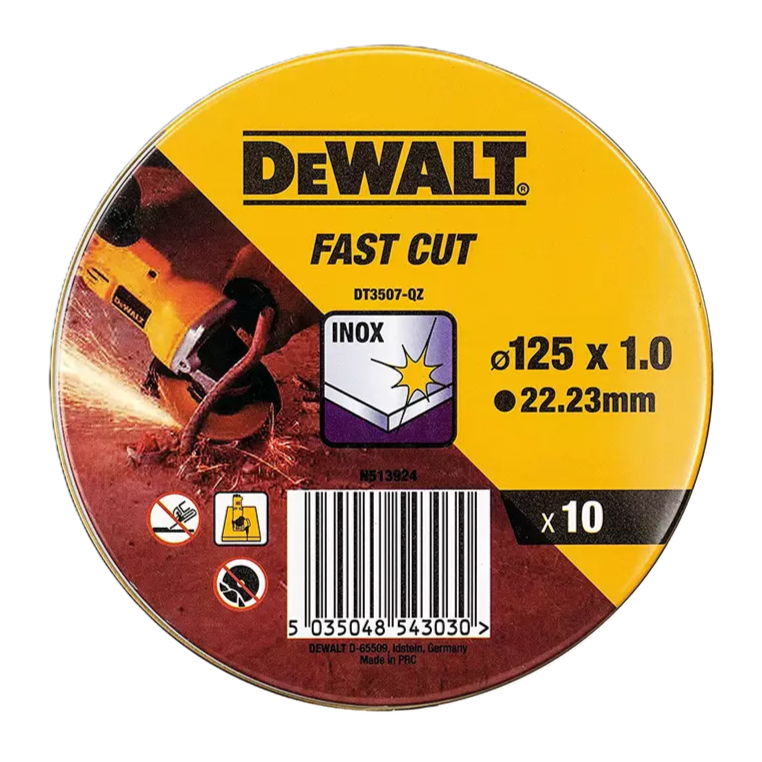 Dewalt DT3507-QZ CutDisk 125x1mm 10/Tin