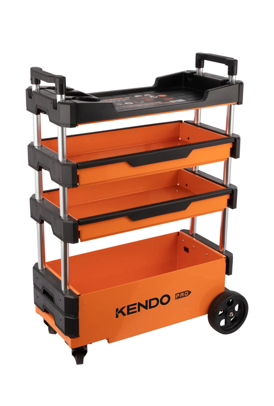 Kendo 90333 Tool Trolley Cart Roller Cabinet Heavy Duty Garage Workshop Collapsable