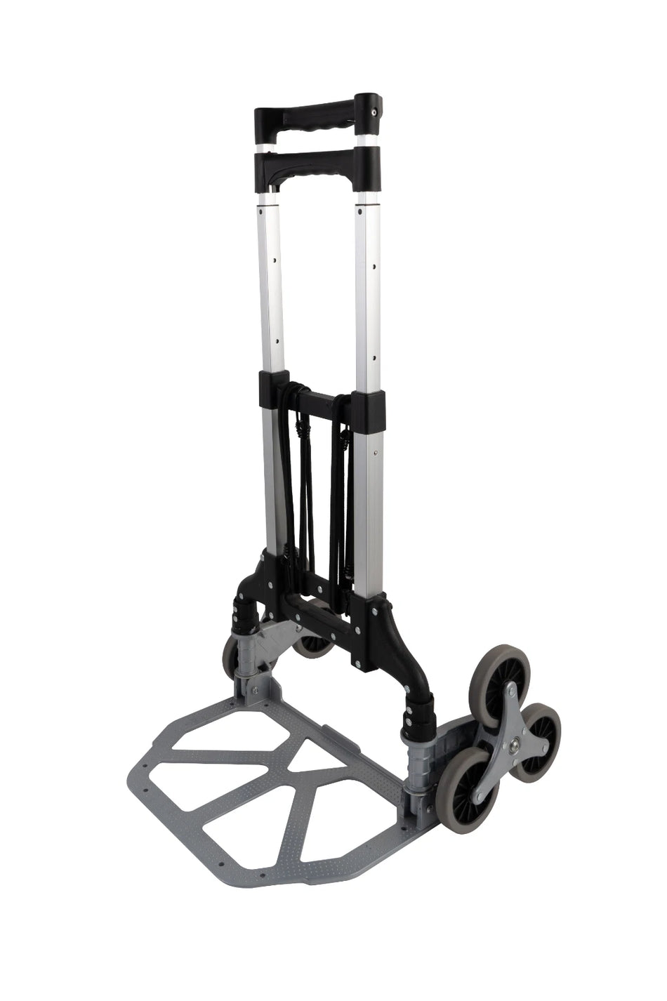 Kendo 90805 Folding Stair Climber Sack Truck 80kg Aluminium Hand Trolley 50Kg Stairs