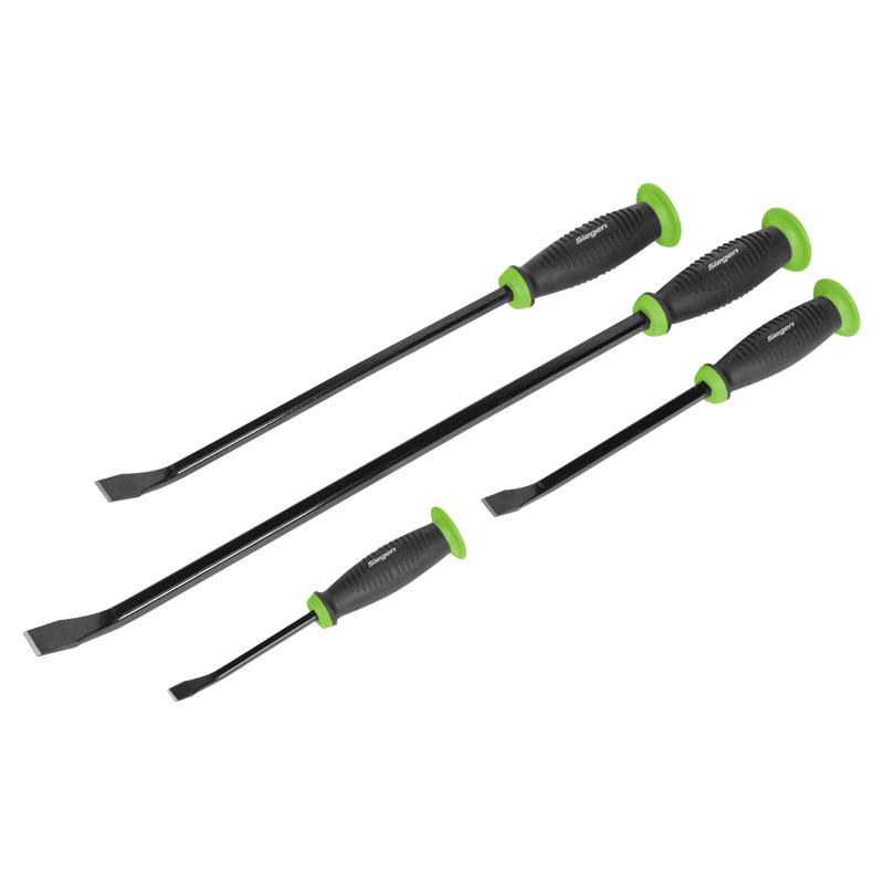 Sealey S0557 4pc Pry Bar Set with Hammer Cap