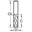 Trend Tools S49/01X1/4STC Carbide Rasp