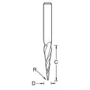 Trend Tools S66/2X4MMSTC Mini R0.5Mm Conical Radius Wood/Abs/Acrylic 4050C150