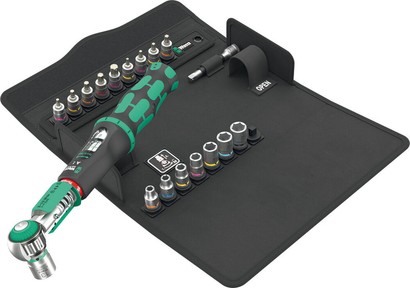 Wera 05136073001 Safe-Torque A 1 SHK Set 1, 1/4" square head, 2-12 Nm, 20 pieces