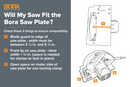 BORA 544006 Saw Plate