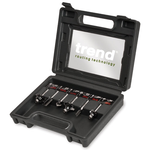 Trend Tools SET/SS11X1/4TC 6Pc Starter Cutter Set 1/4