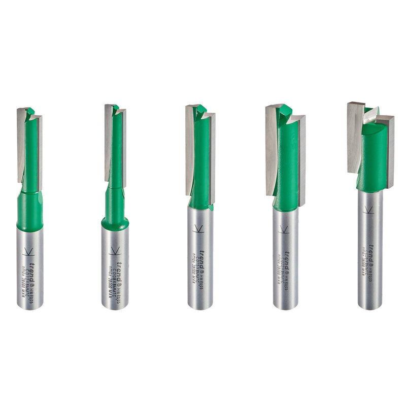 Trend Tools SET/MT1X8MMTC 5 Piece Mt/Jig Cutter Set Imperial