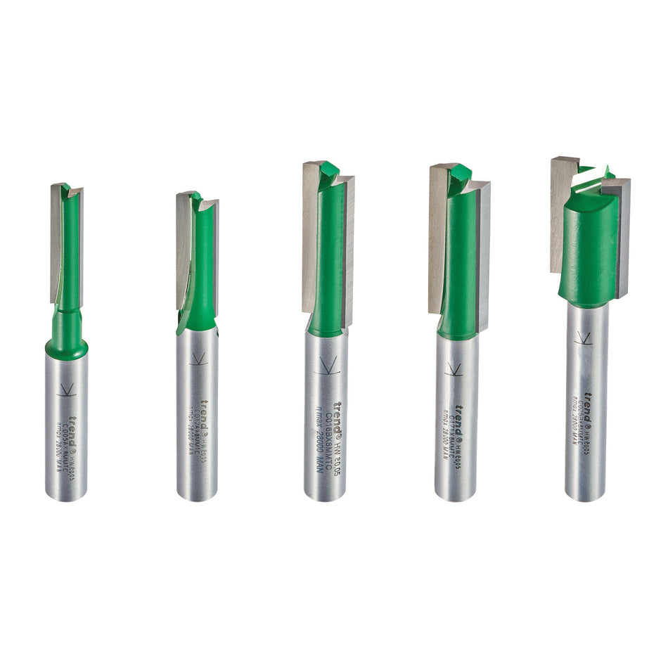 Trend Tools SET/MT2X8MMTC 5 Piece Mt/Jig Cutter Set Metric