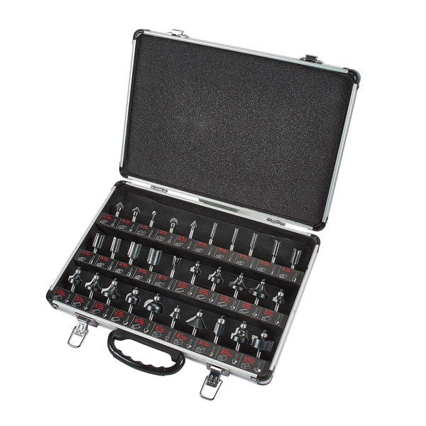 Trend Tools SET/SS31X1/4TC Trend 30 Piece 1/4In Shank Tct Router Cutter Set - Affordable, Comprehensive Range Of Popular And Useful Profiles.