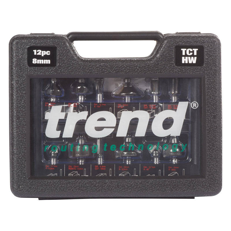 Trend Tools SET/SS8X8MMTC 12 Piece Starter Cutter Set