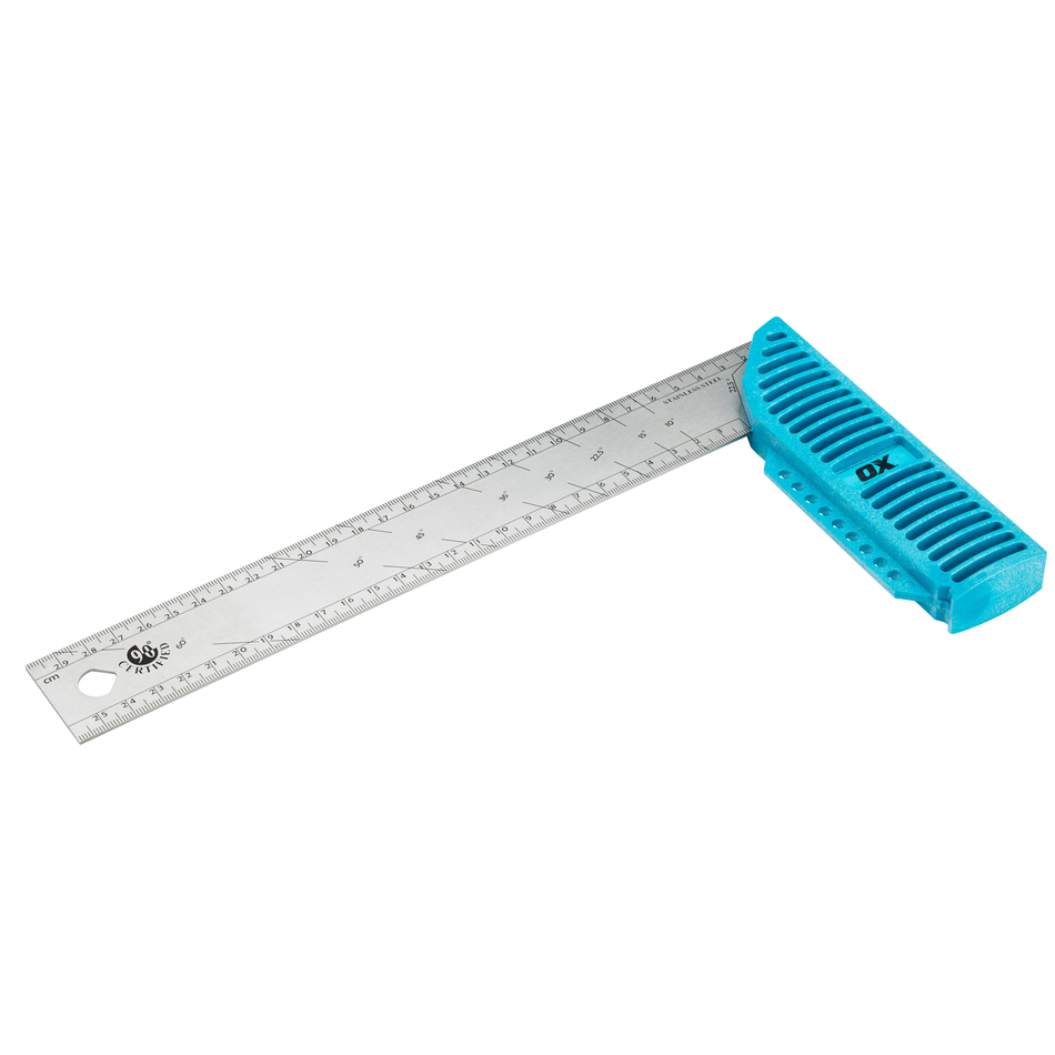 OX Tools OX-P503030 Pro Carpenters Square & Angle Finder 300mm / 12in
