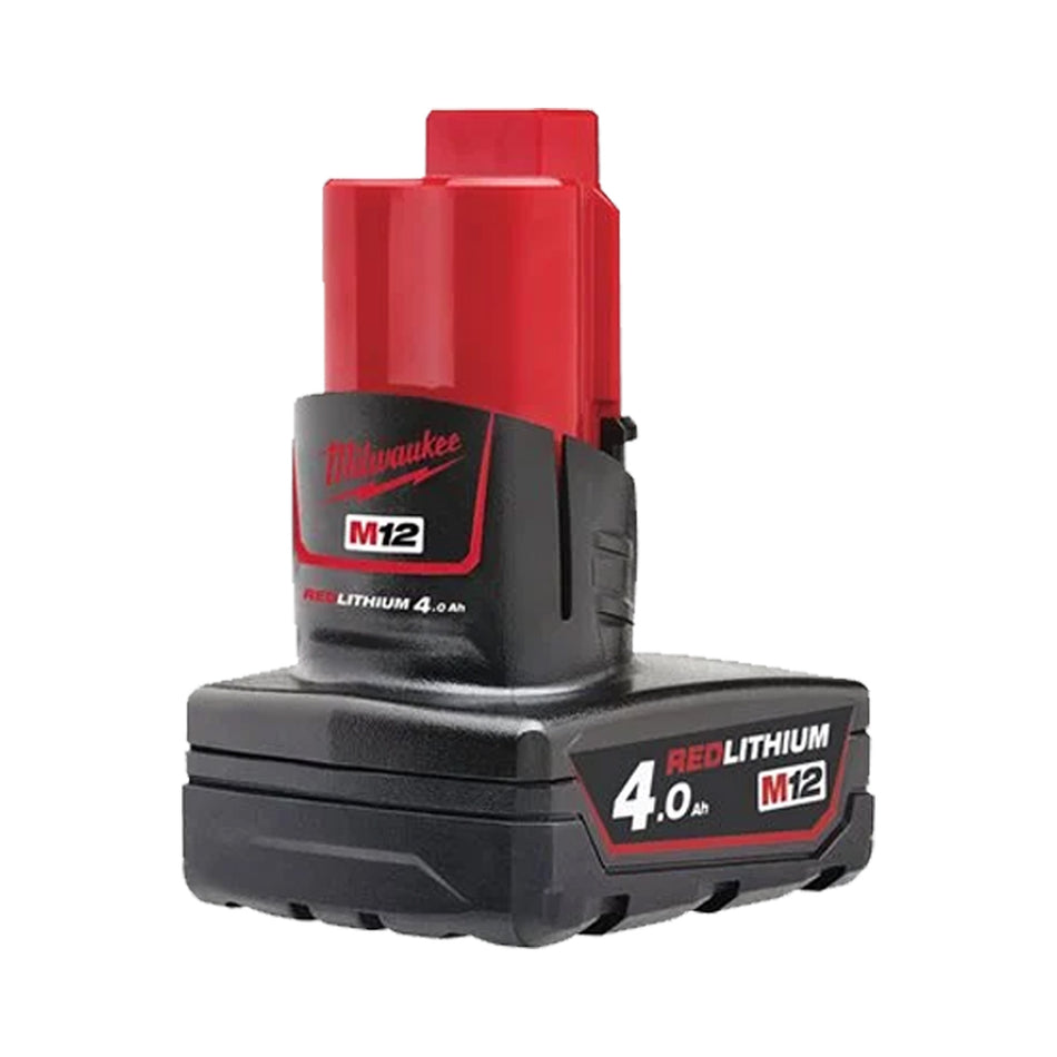 Milwaukee 4932430065  M12B4 4.0Ah Battery 12V REDLITHIUM
