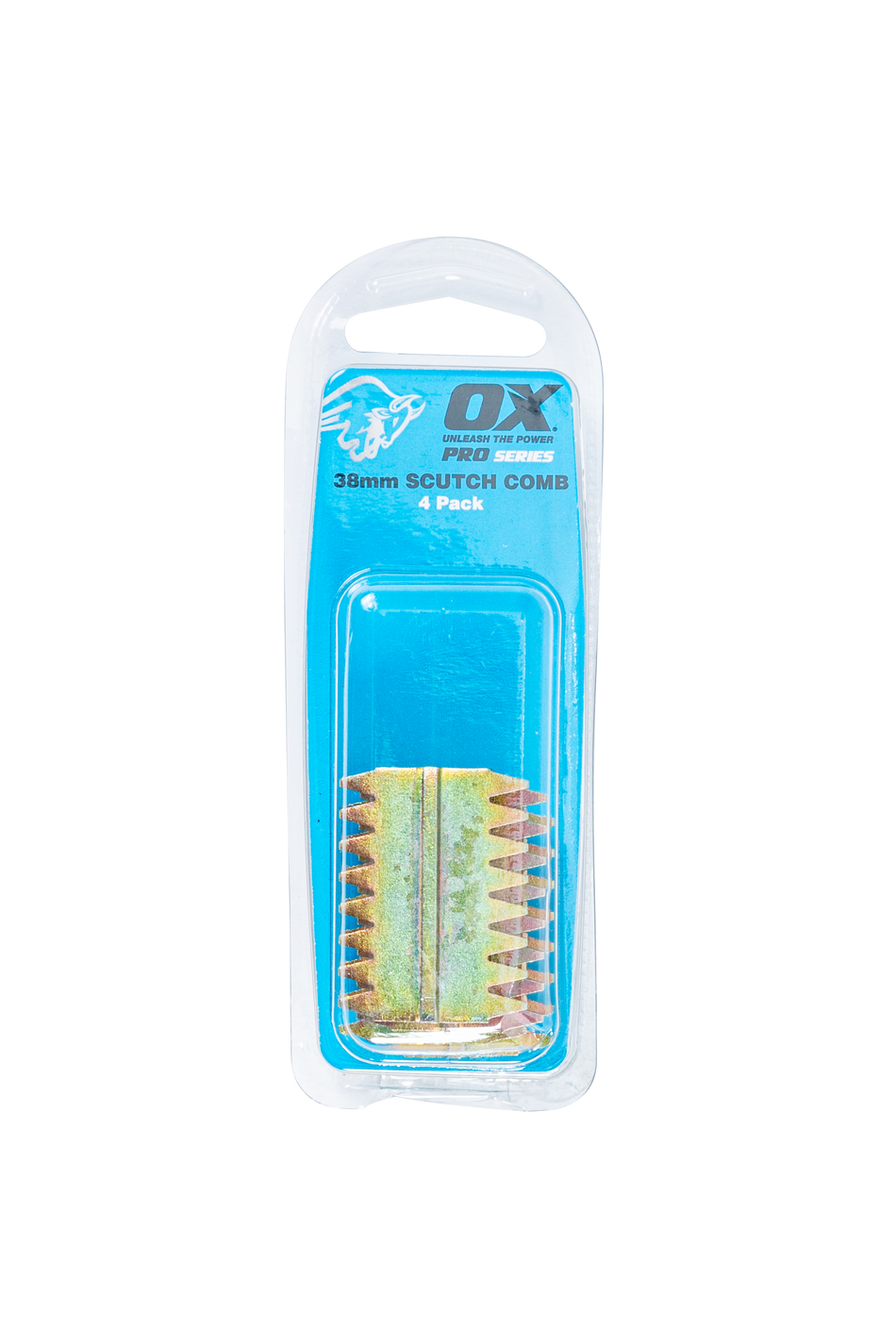 OX Tools OX-P080738 Pro 38mm Scutch Combs - 4 pack
