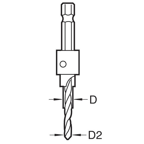 Trend Tools SNAP/CB/1TC Trend Snappy Tc Counterbore 4Mm X 9.5Mm