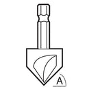 Trend Tools SNAP/CSK/1 Trend Snappy 82 Degree Countersink Tool Steel