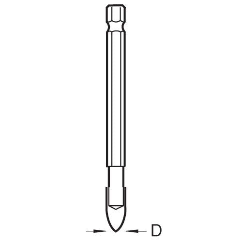 Trend Tools SNAP/GD/6MM Trend Snappy Glass Drill 6Mm
