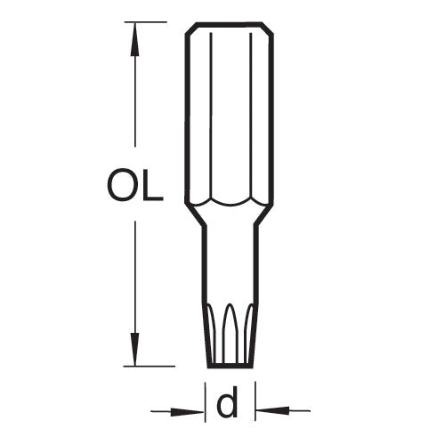 Trend Tools SNAP/IT50/1 Trend Snappy 35Mm Bit Torx T40 1 Piece