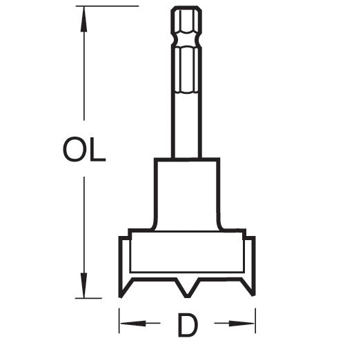 Trend Tools SNAP/MB/40TC Trend Snappy Machine Bit 40Mm Diameter
