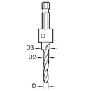 Trend Tools SNAP/RTA/7 Trend Snappy Rta 7Mm Confirmat Screw Stepped Drill