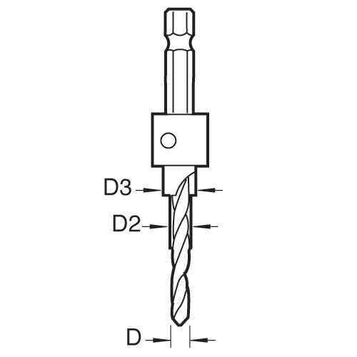Trend Tools SNAP/RTA/7 Trend Snappy Rta 7Mm Confirmat Screw Stepped Drill