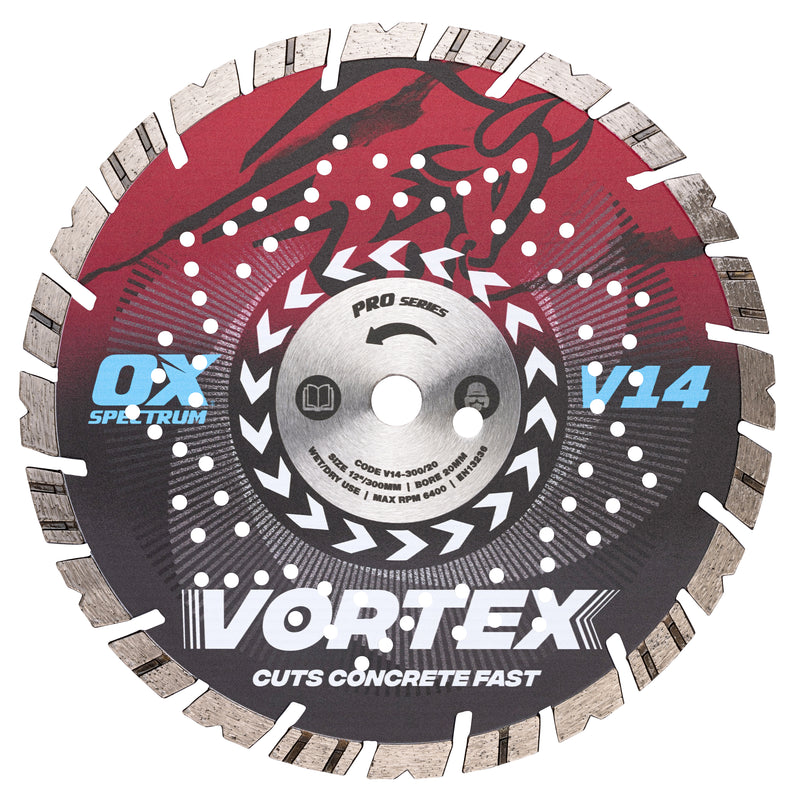OX V14-300/20Pro V14 Diamond Blade - Concrete - 300/20mm