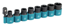 Makita B-54645 Impact Socket Set, 1/2", 9 pcs