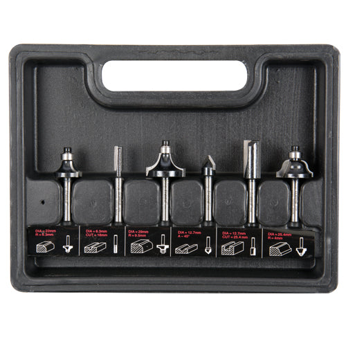 Trend Tools SET/SS11X1/4TC 6Pc Starter Cutter Set 1/4