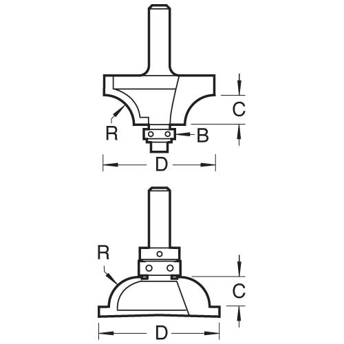 Trend Tools SSP/1X1/4TC Shoulder Scribe/Profile Set