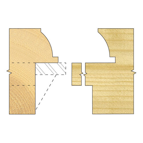 Trend Tools SSP/2X1/4TC Shoulder Scribe Profile Cutter