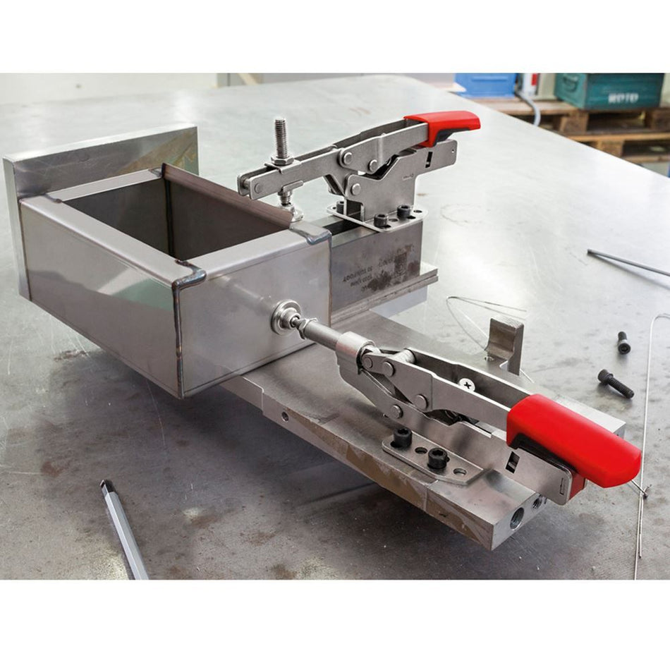 Bessey STC-HH70SB Horizontal toggle clamp with open arm and horizontal base plate, BE102225
