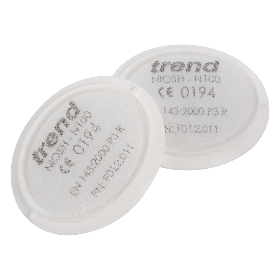 Trend Tools STEALTH/1/5 Air Stealth Respirator Mask Replacement Filters Pack Of 5. Fast, Easy To Replace P3 Filters For The Stealth Half Mask