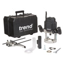 Trend Tools T12EK/EURO 2300W 12Mm Variable Speed Plunge Router 230V Eu