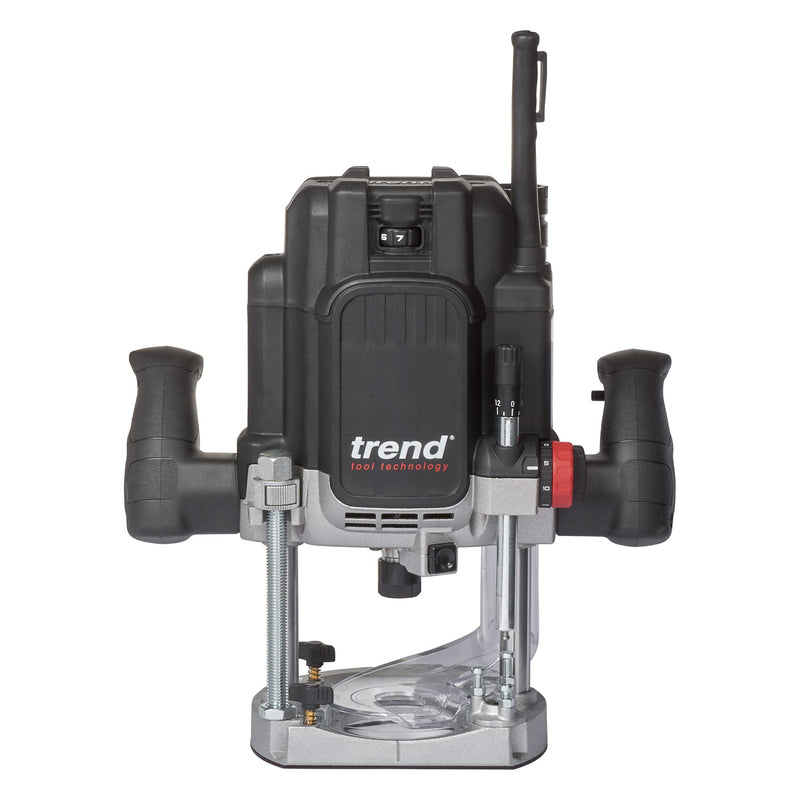 Trend Tools T12ELK 2100W 1/2" Variable Speed Plunge Router 110V 32A Uk