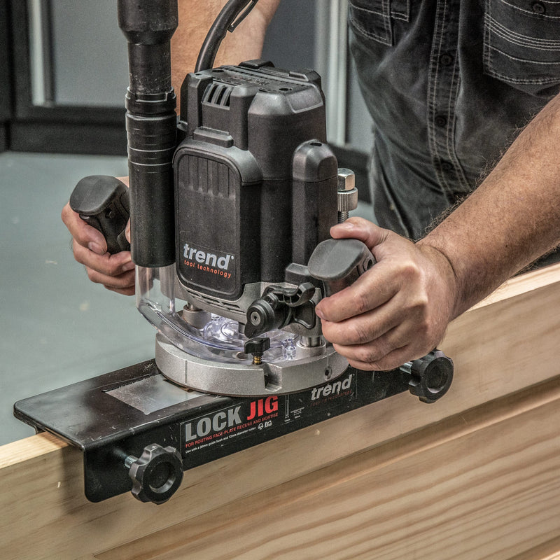 Trend Tools T12ELK 2100W 1/2" Variable Speed Plunge Router 110V 32A Uk