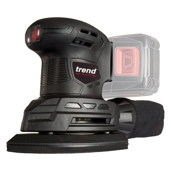 Trend Tools T18S/DSB T18S 18V Detail Sander (Bare Tool) - Uk & Irl Sale Only