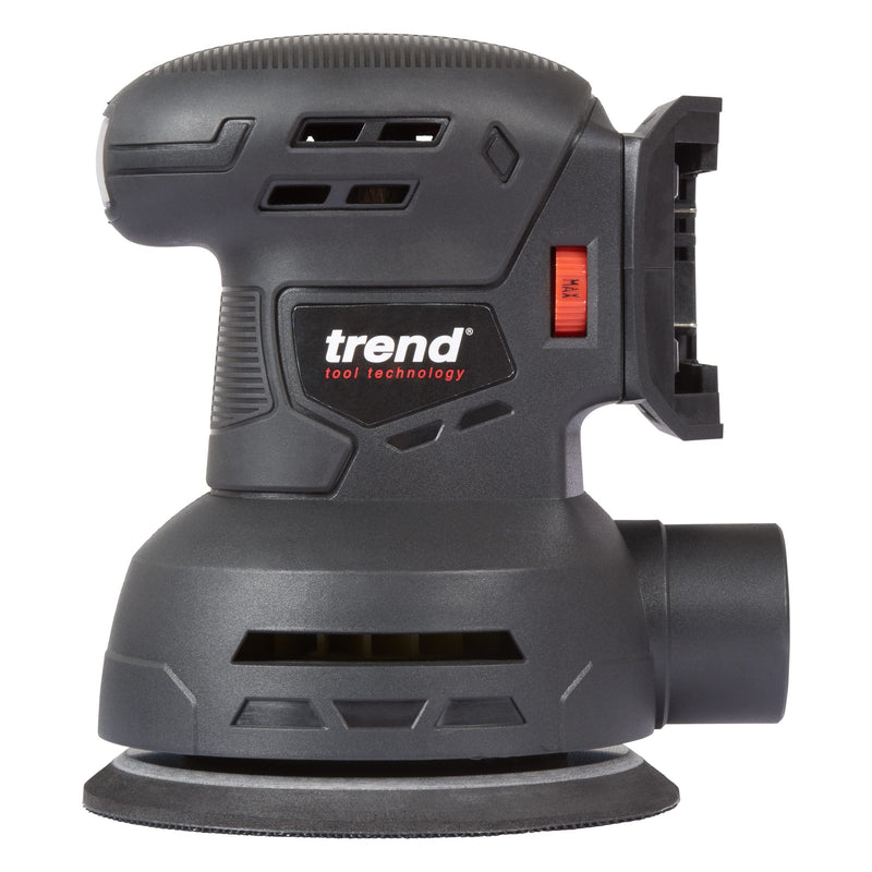 Trend Tools T18S/ROS125B T18S 18V 125Mm Random Orbital Sander (Bare Tool) - Uk & Irl Sale Only