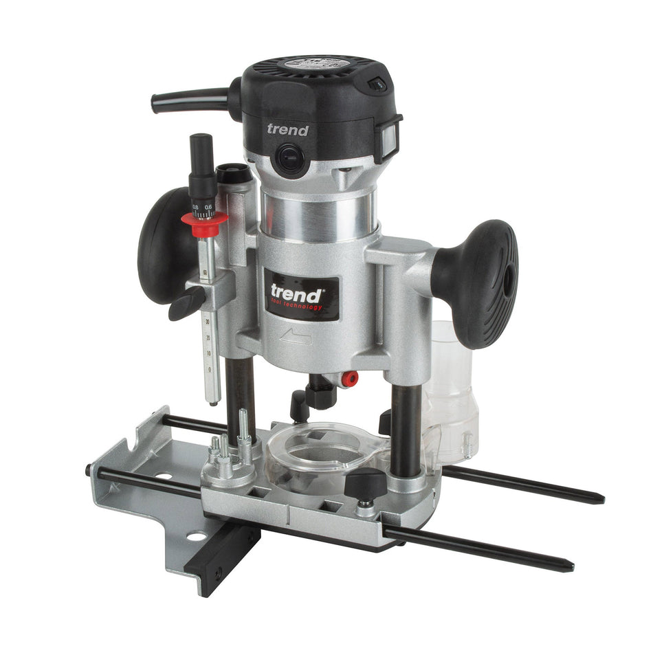 Trend Tools T1EPS/EURO 710W 8Mm Dual-Base Trim & Plunge Router 230V Eu