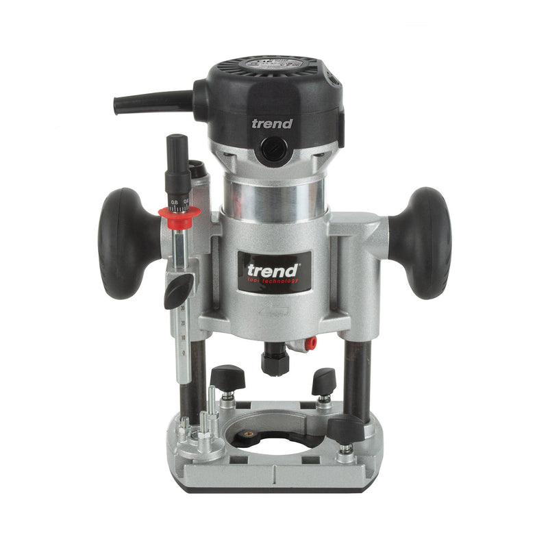 Trend Tools T1EPS/EURO 710W 8Mm Dual-Base Trim & Plunge Router 230V Eu