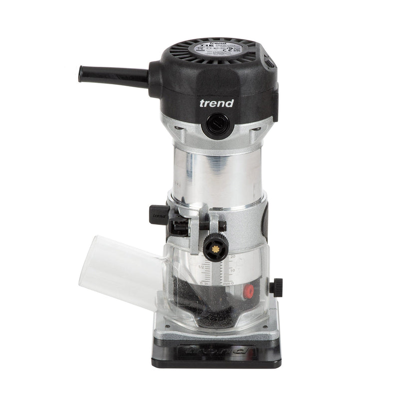 Trend Tools T1EPS/EURO 710W 8Mm Dual-Base Trim & Plunge Router 230V Eu