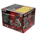 Trend Tools T1EPS/EURO 710W 8Mm Dual-Base Trim & Plunge Router 230V Eu