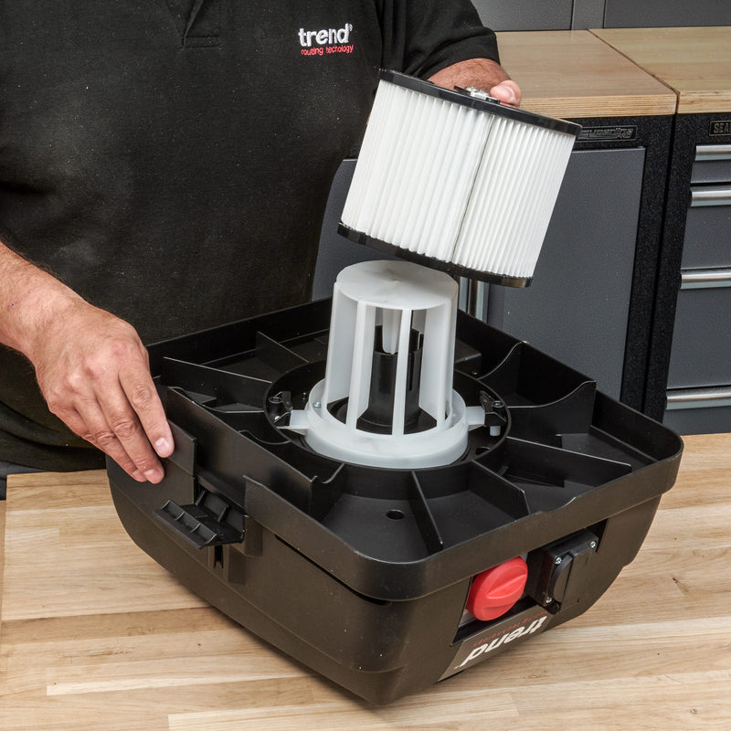 Trend Tools T35A 1400W Wet & Dry M-Class Dust Extractor 240V Uk & Ireland Only