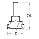 Trend Tools T420/35X8MMWS Cylindrical Boring Bit 35Mm Ws