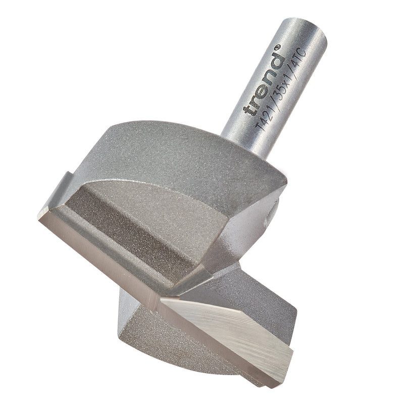 Trend Tools T421/35X1/4TC Hinge Sinking 35Mm Diameter
