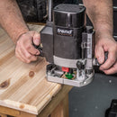 Trend Tools T5EB/MK2 1000W 1/4 Inch Variable Speed Plunge Router 240V Uk & Ireland Only
