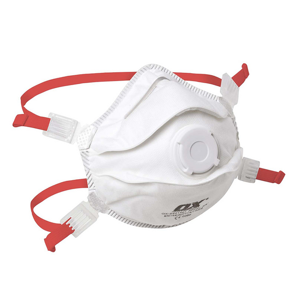 OX Tools OX-S489201 S312 FFP3V NR Moulded Cup Respirator / Valve - Single