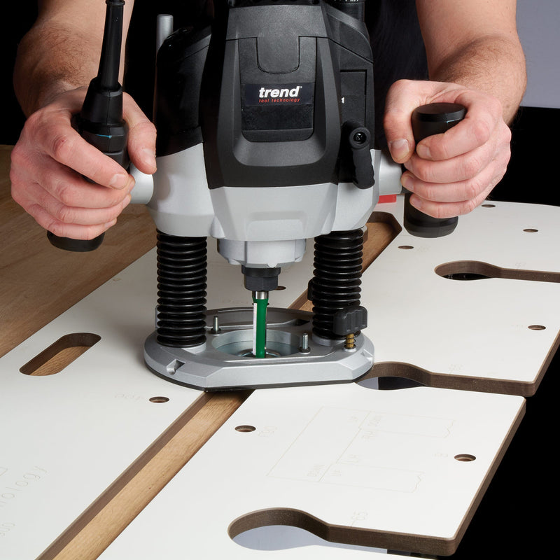 Trend Tools T7ELK 1750W 1/2 Inch Variable Speed Plunge Router 110V 16A Uk & Ireland Only