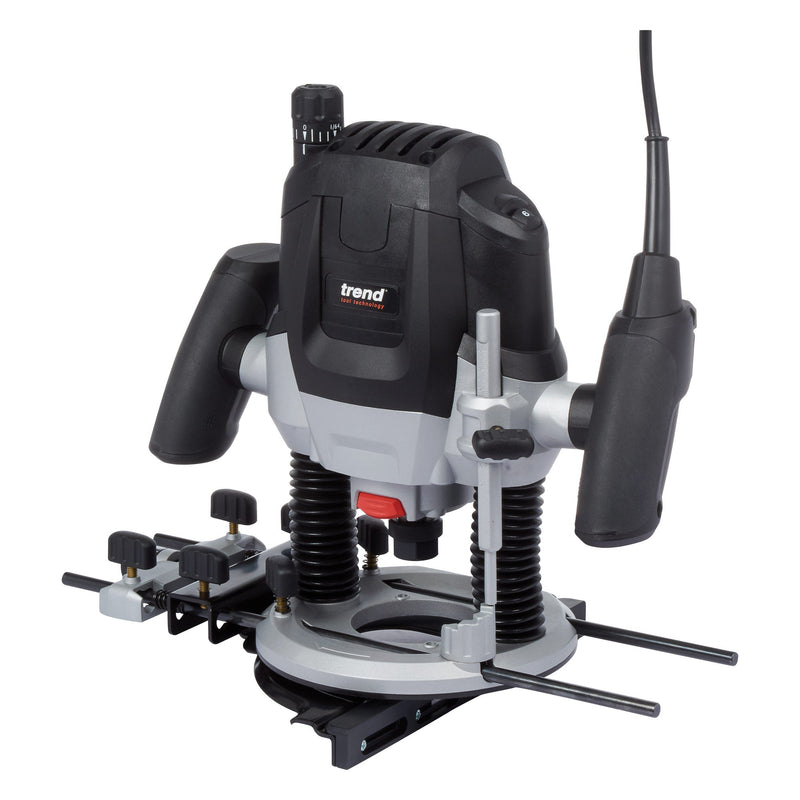 Trend Tools T7ELK 1750W 1/2 Inch Variable Speed Plunge Router 110V 16A Uk & Ireland Only