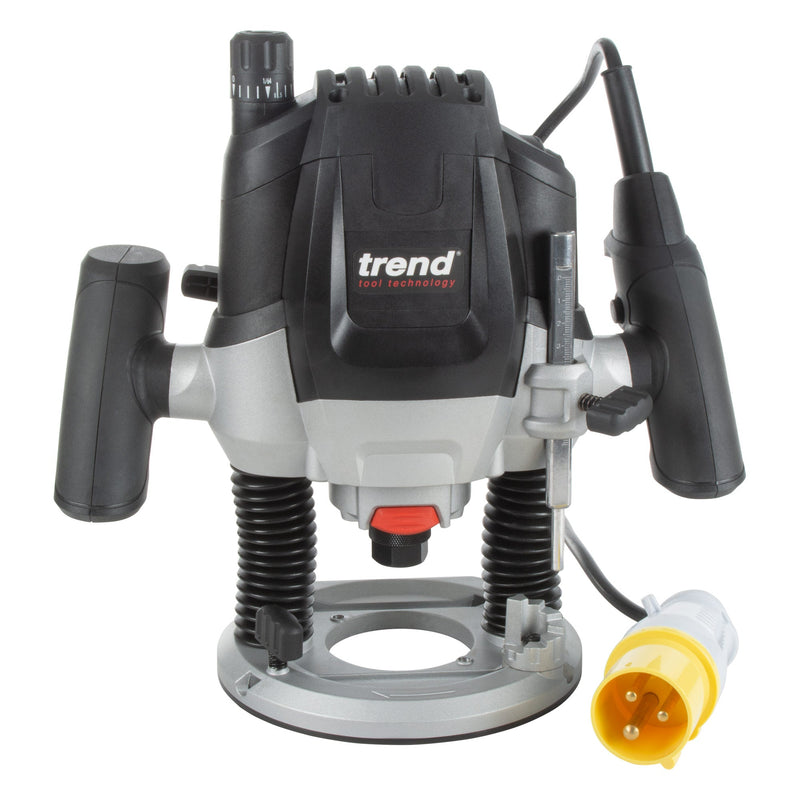 Trend Tools T7ELK 1750W 1/2 Inch Variable Speed Plunge Router 110V 16A Uk & Ireland Only