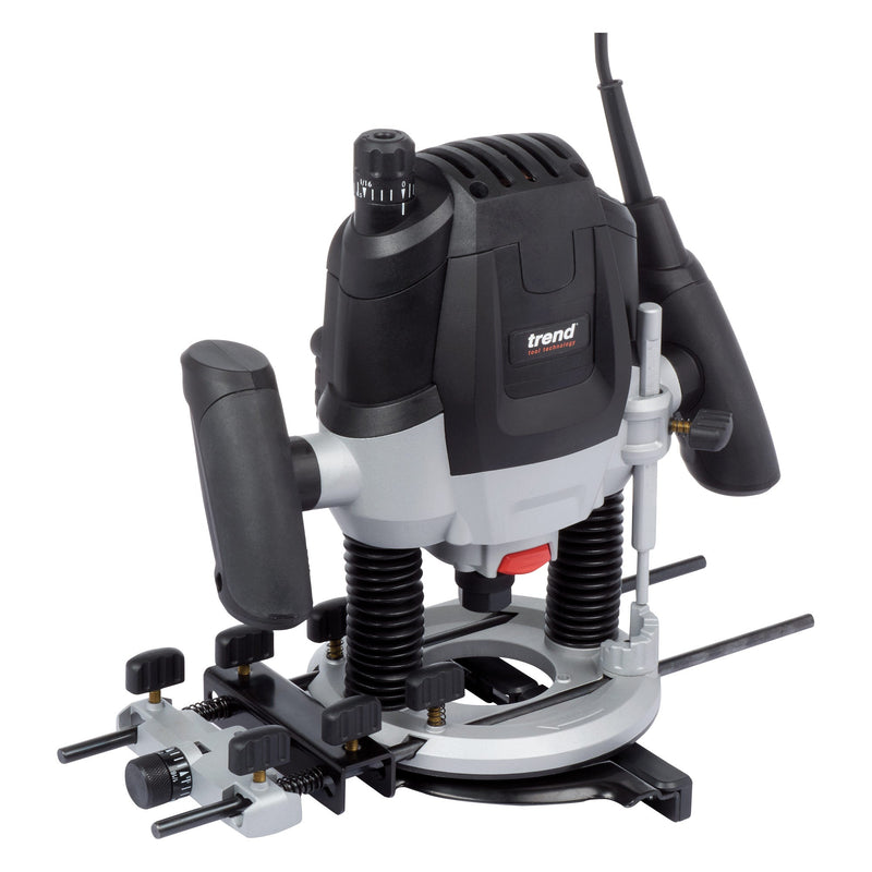 Trend Tools T7ELK 1750W 1/2 Inch Variable Speed Plunge Router 110V 16A Uk & Ireland Only